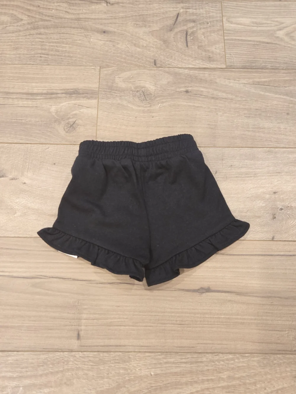 NWT Jumping Beans Baby Girl Pink Black 2pc Ruffle Shorts Set Size NB New